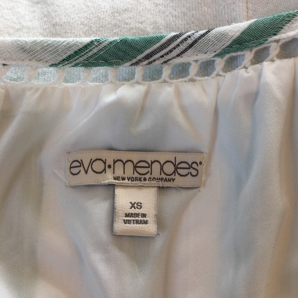 Cameron White Stripe Maxi Dress - Eva Mendes Collection for New York & Co, XS - Picture 11 of 13